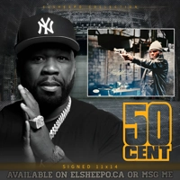 50 CENT SIGNED GUN 11x14 POSTER & JSA CERTIFIED COA