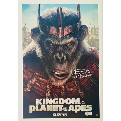 KINGDOM OF THE PLANET OF THE APES 12x18 POSTER SIGNED by KEVIN DURAND w/insc and BECKETT CERTIFIED