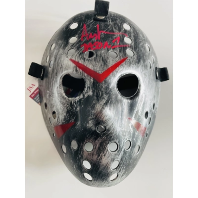 FRIDAY THE 13TH JASON VOORHEES SIGNED MASK by ARI LEHMAN and JSA CERTIFIED