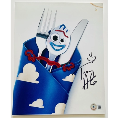 TOY STORY 8x10 SIGNED by TONY HALE and BECKETT CERTIFIED4