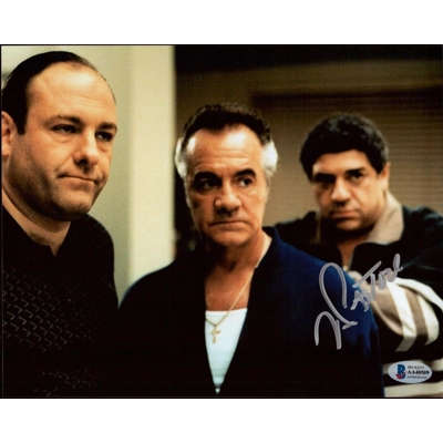 THE SOPRANOS 8x10 POSTER SIGNED by VINCENT PASTORE and BECKETT CERTIFIED 3