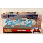 CLAUDIA WELLS SIGNED BACK TO THE FUTURE TIME MACHINE DIE-CAST CAR & BECKETT COA CLAUDIA WELLS SIGNED BACK TO THE FUTURE TIME MACHINE DIE-CAST CAR & BECKETT COA
