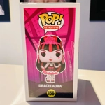 DEBI DERRYBERRY SIGNED MONSTER HIGH DRACULAURA 156 FUNKO POP & JSA CERTIDIED