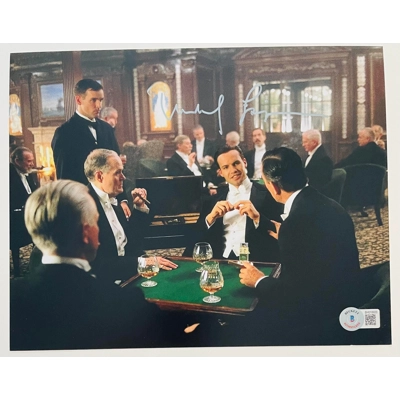 TITANIC 8x10 SIGNED by MICHAEL ENSIGN and BECKETT CERTIFIED