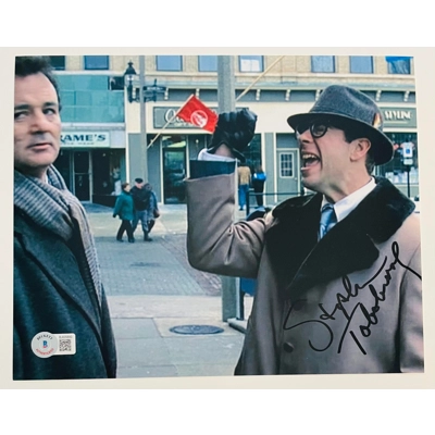 GROUNDHOD DAY 8x10 SIGNED by STEPHEN TOBOLOWSKY and BECKETT CERTIFIED