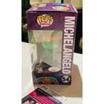 TMNT MICHELANGELO 54 ART SERIES TARGET EXCLU FUNKO POP SIGNED by WAYNE GRAYSON w/insc and JSA  COA