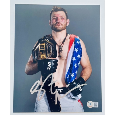 UFC 8x10 SIGNED by STIPE MIOCIC and BECKETT CERTIFIED15