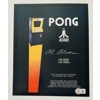 ALLAN ALCORN SIGNED ATARI PONG 8x10 & BECKETT CERTIFIED BAS COA