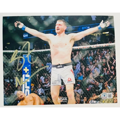 UFC 8x10 SIGNED by STIPE MIOCIC and BECKETT CERTIFIED 5
