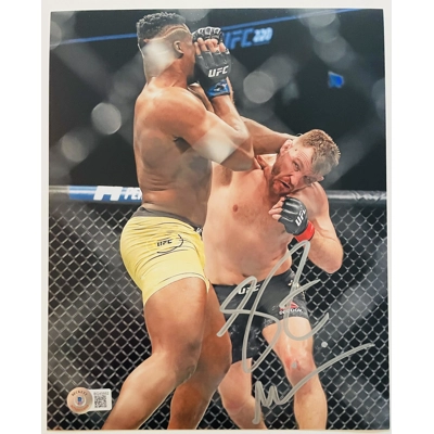 UFC 8x10 SIGNED by STIPE MIOCIC and BECKETT CERTIFIED 13