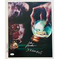 LUKE HAWKER SIGNED KRAMPUS 11x14 POSTER & JSA CERTIFIED COA