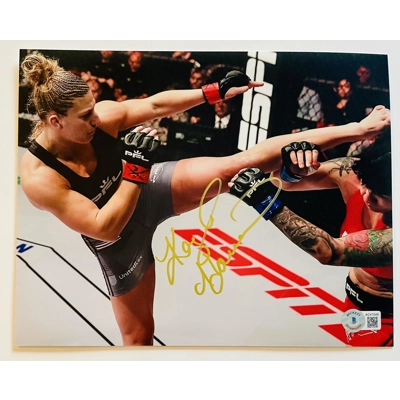 PFL 8x10 SIGNED by KAYLA HARRISON and BECKETT CERTIFIED3