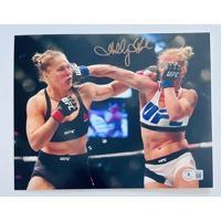 HOLLY HOLM SIGNED UFC 8x10 PHOTO & BECKETT CERTIFIED BAS COA