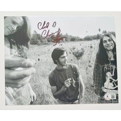 NIRVANA 8x10 SIGNED by CHAD CHANNING and BECKETT CERTIFIED6