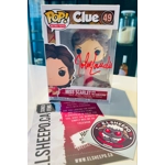 CLUE MISS SCARLET 49 FUNKO POP SIGNED by JOHN LANDIS and JSA CERTIFIED