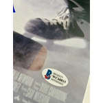 EMILIO ESTEVEZ SIGNED THE MIGHTY DUCKS D2 12x18 POSTER & BECKETT COA