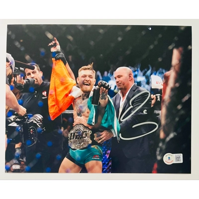 UFC 8x10 SIGNED by DANA WHITE and BECKETT CERTIFIED