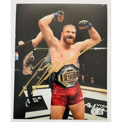 UFC 8x10 SIGNED by JAN BLACHOWICZ and BECKETT CERTIFIED 6