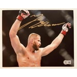 JAN BLACHOWICZ SIGNED UFC 8x10 PHOTO & BECKETT CERTIFIED BAS COA