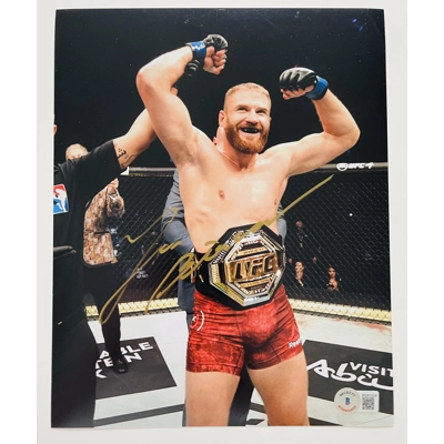 UFC 8x10 SIGNED by JAN BLACHOWICZ and BECKETT CERTIFIED7