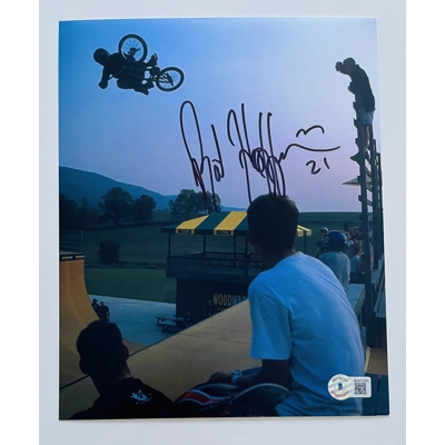 BMX LEGENDS 8x10 SIGNED by MAT HOFFMAN and BECKETT CERTIFIED14