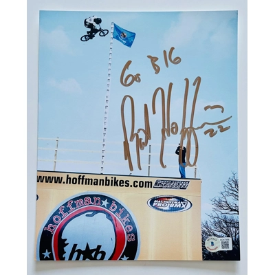 BMX LEGENDS 8x10 SIGNED by MAT HOFFMAN and BECKETT CERTIFIED15