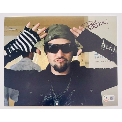 JACKASS 8x10 SIGNED by BAM MARGERA and BECKETT CERTIFIED30