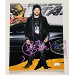 BAM MARGERA SIGNED JACKASS 8x10 PHOTO & BECKETT CERTIFIED BAS COA