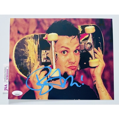 JACKASS 8x10 SIGNED by BAM MARGERA and BECKETT CERTIFIED25