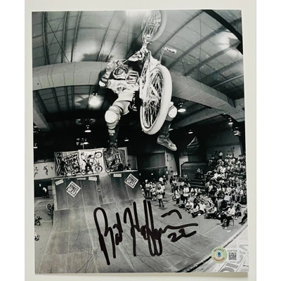 BMX LEGENDS 8x10 SIGNED by MAT HOFFMAN and BECKETT CERTIFIED20