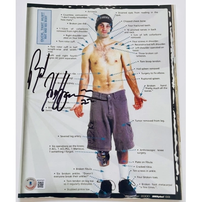 BMX LEGENDS 8x10 SIGNED by MAT HOFFMAN and BECKETT CERTIFIED11