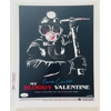 PETER COWPER SIGNED MY BLOODY VALENTINE 11x14 POSTER & JSA CERTIFIED COA PETER COWPER SIGNED MY BLOODY VALENTINE 11x14 POSTER & JSA CERTIFIED COA