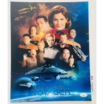 TIM RUSS SIGNED STAR TREK VOYAGER 11x14 POSTER & JSA CERTIFIED COA TIM RUSS SIGNED STAR TREK VOYAGER 11x14 POSTER & JSA CERTIFIED COA