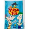 VINCENT MARTELLA SIGNED PHINEAS and FERB 11x17 POSTER & JSA CERTIFIED COA