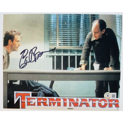TERMINATOR 8x10 SIGNED by EARL BOEN and BECKETT CERTIFIED 7