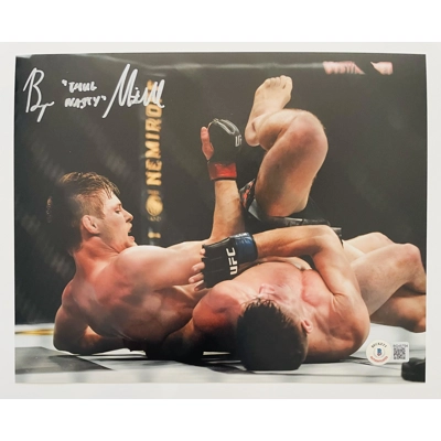 UFC 8x10 SIGNED by BRYCE MITCHELL and BECKETT CERTIFIED 3