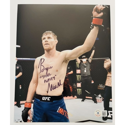 UFC 8x10 SIGNED by BRYCE MITCHELL and BECKETT CERTIFIED 4