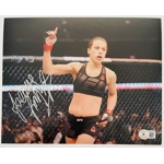 JOANNA JEDRZEJCZYK SIGNED UFC 8x10 PHOTO & BECKETT CERTIFIED BAS COA