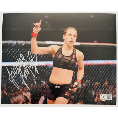 UFC 8x10 SIGNED by JOANNA JEDRZEJCZYK and BECKETT CERTIFIED 6