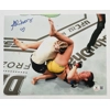 AMANDA RIBAS SIGNED UFC 8x10 PHOTO & BECKETT CERTIFIED BAS COA