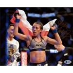 JOANNA JEDRZEJCZYK SIGNED UFC 8x10 PHOTO & BECKETT CERTIFIED BAS COA