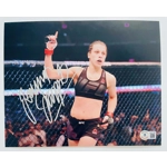 JOANNA JEDRZEJCZYK SIGNED UFC 8x10 PHOTO & BECKETT CERTIFIED BAS COA