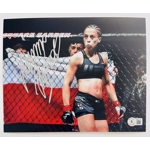 JOANNA JEDRZEJCZYK SIGNED UFC 8x10 PHOTO & BECKETT CERTIFIED BAS COA