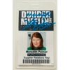 KATE FLANNERY SIGNED THE OFFICE DUNDER MIFFLIN INC ID BADGE & JSA CERTIFIED COA