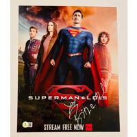 ELIZABETH BITSIE TULLOCH SIGNED SUPERMAN and LOIS 11x14 POSTER BECKETT BAS CERTIFIED COA