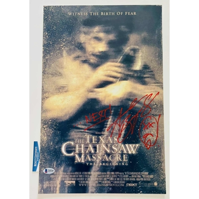 ANDREW BRYNIARSKI SIGNED THE TEXAS CHAIN SAW MASSACRE 11x17 POSTER & BECKETT COA ANDREW BRYNIARSKI SIGNED THE TEXAS CHAIN SAW MASSACRE 11x17 POSTER & BECKETT COA