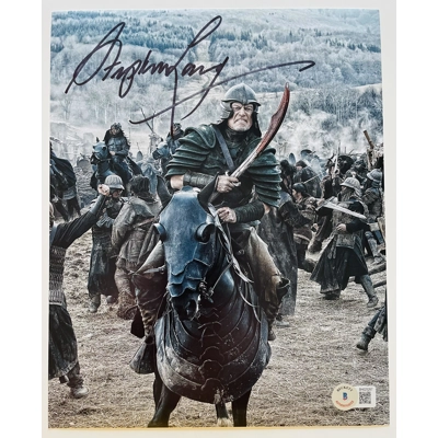 CONAN THE BARBARIAN 8x10 SIGNED by STEPHEN LANG and BECKETT CERTIFIED 2