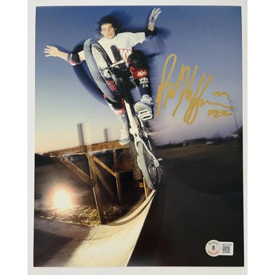 BMX LEGENDS 8x10 SIGNED by MAT HOFFMAN and BECKETT CERTIFIED9