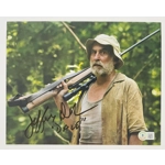 JEFFREY DeMUNN SIGNED THE WALKING DEAD 8x10 PHOTO & BECKETT CERTIFIED BAS