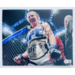 MIESHA TATE SIGNED UFC 8x10 PHOTO & BECKETT CERTIFIED BAS COA